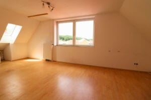 Ausgebautes Dachzimmer